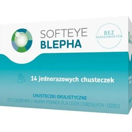 Softeye Blepha chusteczki okulistyczne x 14 sztuk