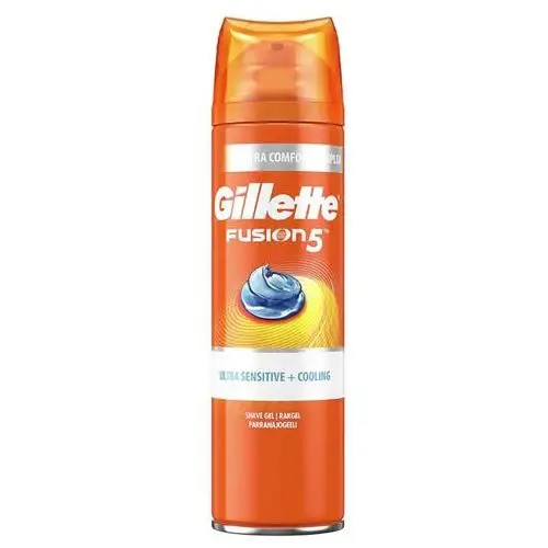 GILLETTE FUSION 5 ULTRA SENSITIVE ŻEL DO GOLENIA 200 ML