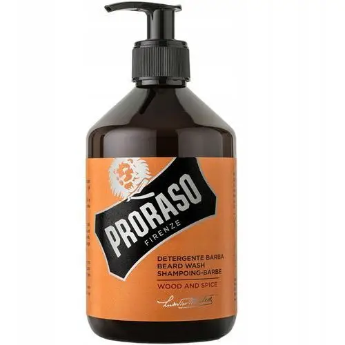 Proraso Wood & Spice Beard Wash szampon brody, drewno i przypray, 500ml