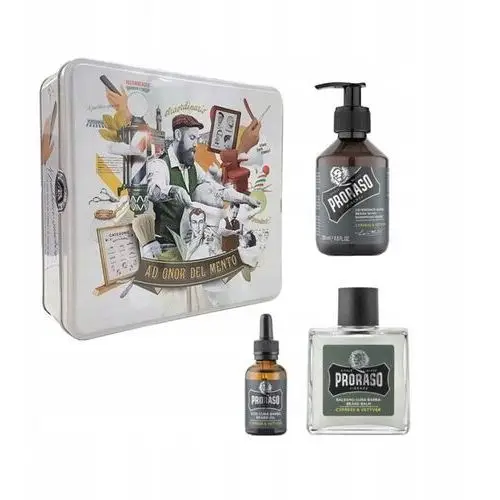 Proraso Zestaw do brody Prezentowy Kosmetyki Cypress Vetyver Beard Kit