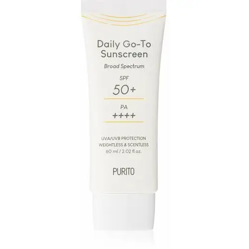 Daily go-to sunscreen lekki krem ochronny do twarzy spf 50+ 60 ml Purito