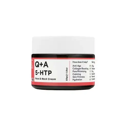 5-htp face&neck cream, 50g - ujędrniający krem do twarzy i szyi z suplementem 5-htp Q+a