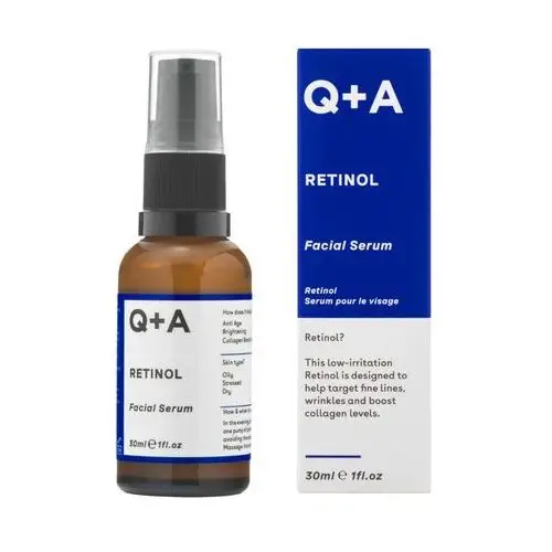 Q+A Retinol 0.2% Facial Serum - Serum do twarzy z Retinolem 0.2%, 30ml