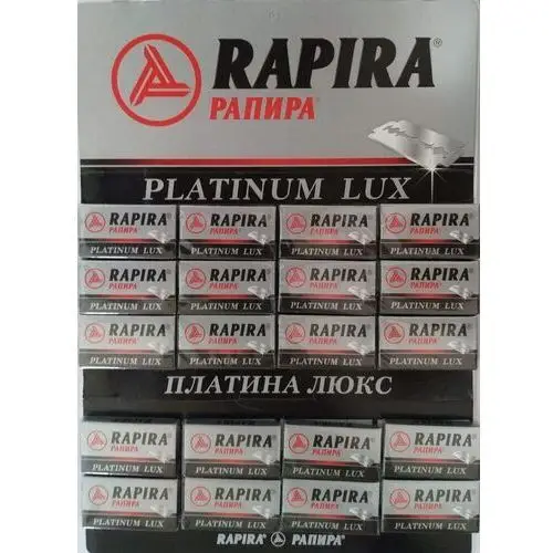 Rapira Platinum Lux Żyletki do Golenia 100 sztuk