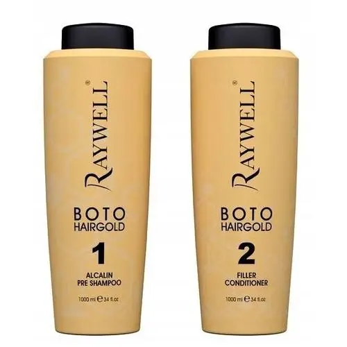 Raywell Boto Hairgold Szampon 1000ml Odżywka 1000ml