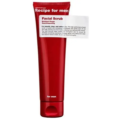 Recipe for men facial scrub gesichtspeeling 100.0 ml