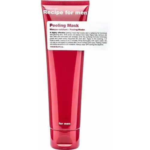 Peeling mask 100.0 ml Recipe for men