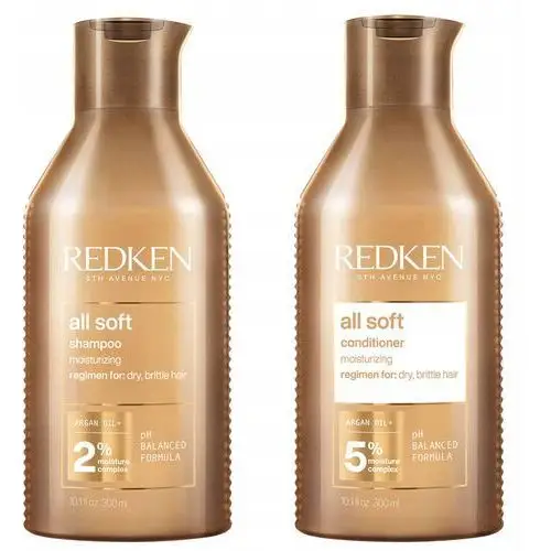 Redken All Soft zestaw nawilżający włosy suche i zniszczone szampon odżywka