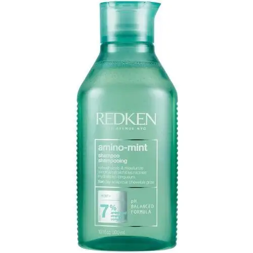 Redken amino-mint, szampon odświeżający do każdego rodzaju włosów, 300ml