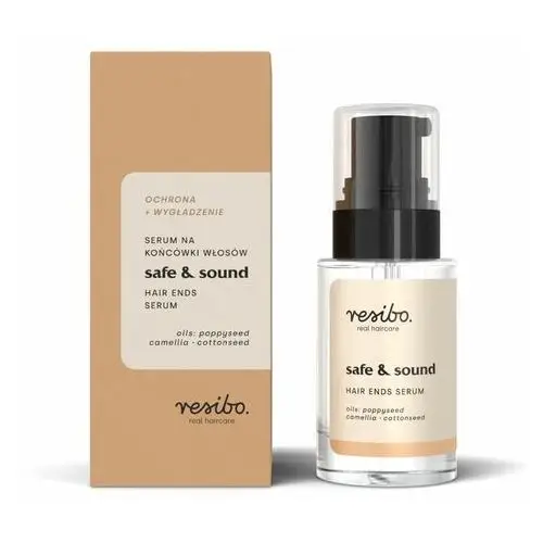 Resibo safe & sound serum wygładzające i zabezpieczające końcówki włosów 15 ml