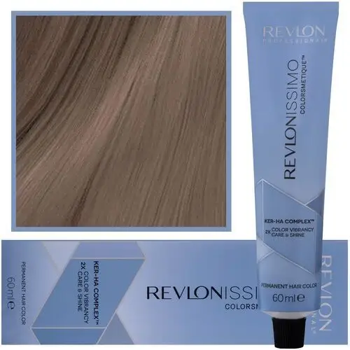 Farba kremowa bez utleniacza do włosów Revlon Professional Revlonissimo Colorsmetique 8.21 Light Blonde Iris Ash 60 ml . Farba do włosów