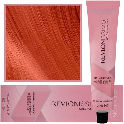 Farba kremowa z utleniaczem do włosów Revlon Professional Revlonissimo Cromatics C46-Tangerine Red 60 ml . Farba do włosów, kolor czerwień