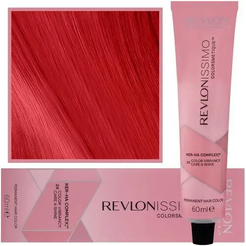 Farba kremowa z utleniaczem do włosów Revlon Professional Revlonissimo Cromatics C60-Fire Red 60 ml . Farba do włosów