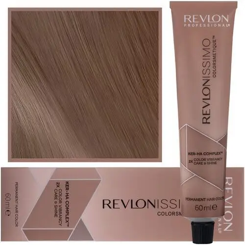 Revlon revlonissimo colorsmetique high coverage - profesjonalna farba do siwych włosów, 60ml hc 6,42