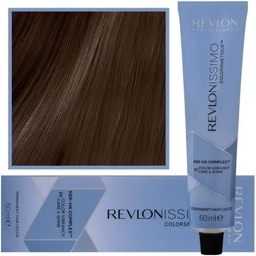 Revlon revlonissimo colorsmetique high coverage - profesjonalna farba do siwych włosów, 60ml hc 5,13