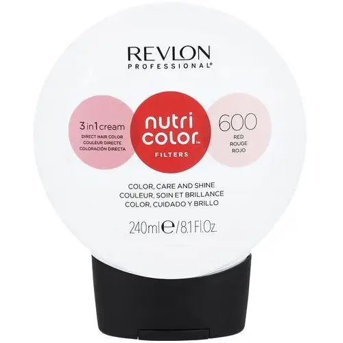 Revlon Nutri Color Mask - Maska koloryzująca do włosów, 240ml 600 Czerwony