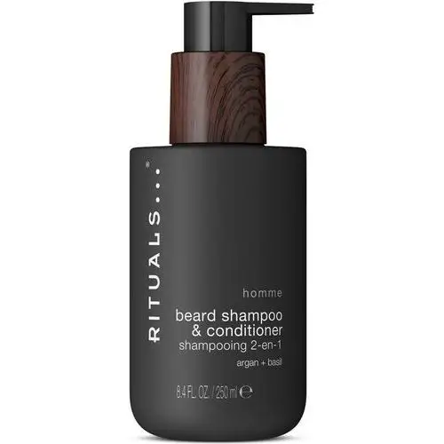 Rituals homme collection 2-in-1 beard shampoo & conditioner - szampon do brody bartpflege 250.0 ml