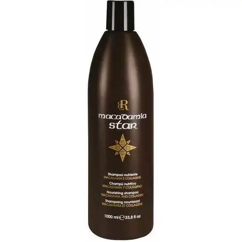 Rr line macadamia star odżywczy szampon do włosów zniszczonych i suchych 1000ml