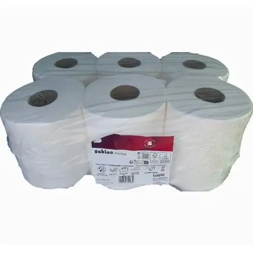 Papier toaletowy Jumbo Prestige 120m 2-w 480 listków celuloza 12 rolek Satino by Wepa