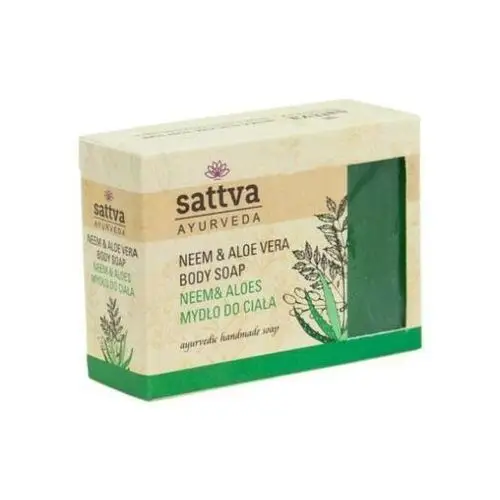 Mydło do ciała Neem i Aloes - 125g, SATTVA#13