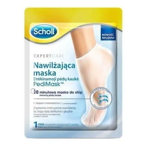 Pedi mask maska nawilżająca do stóp z olejkiem makadamia x 1 para Scholl