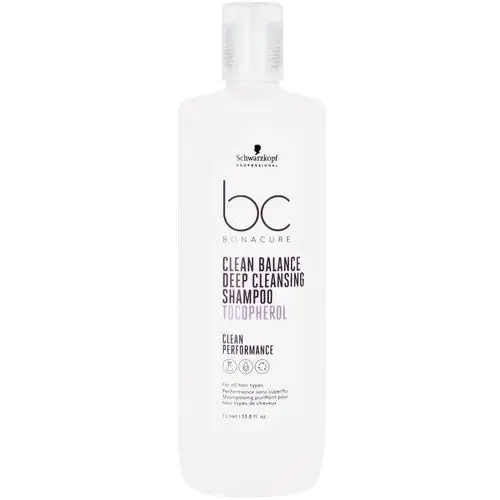 Bc clean balance deep cleansing - szampon oczyszczający 1000ml Schwarzkopf