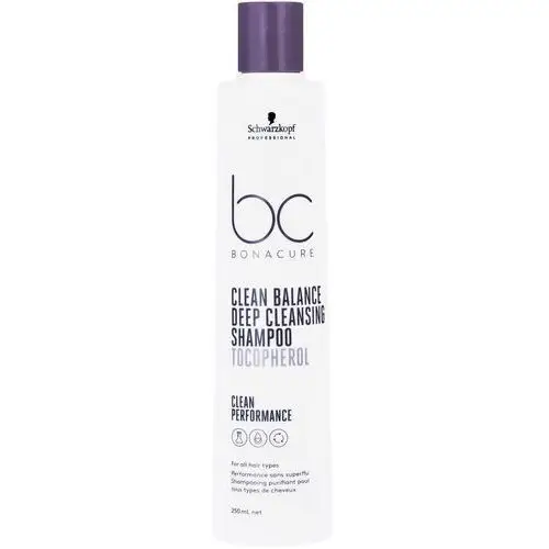Schwarzkopf bc clean balance deep cleansing - szampon oczyszczający 250ml