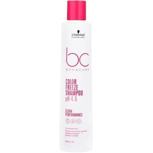 Schwarzkopf bc color freeze shampoo ph 4,5 - szampon odbudowujący do włosów farbowanych 250ml