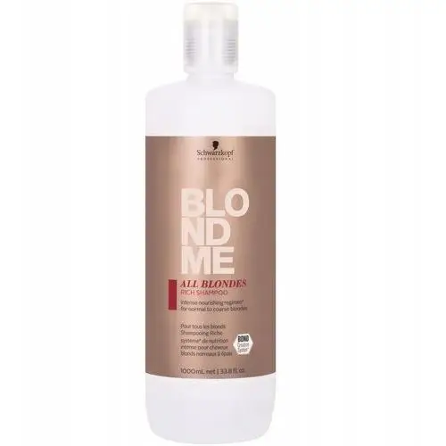 Schwarzkopf BlondMe All Blondes Rich szampon odżywczy do blondu 1000ml