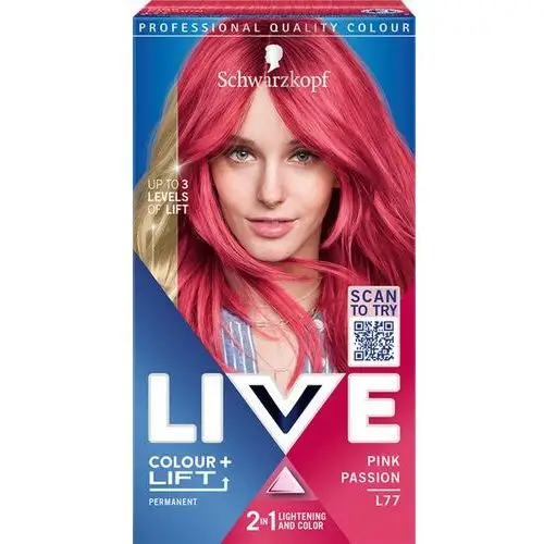 Farba do włosów L77 Pink Passion Schwarzkopf, kolor róż