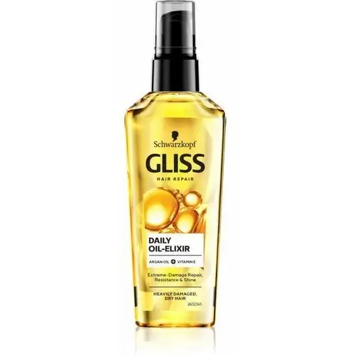 Schwarzkopf gliss oil nutritive serum odżywcze do włosów suchych i zniszczonych 75 ml