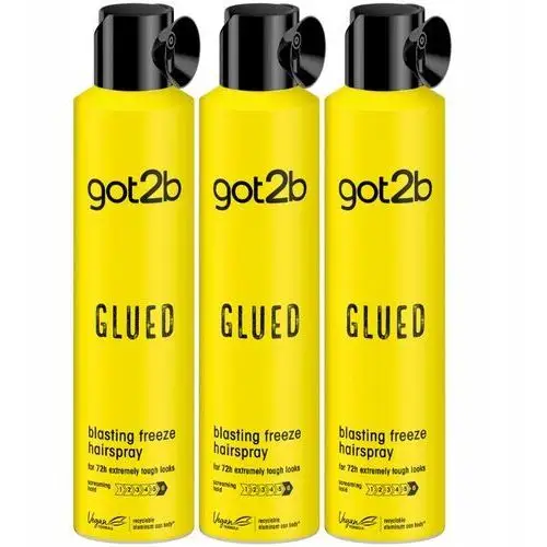 Schwarzkopf Got2b Glued Spray Utrwalający 3x300ml