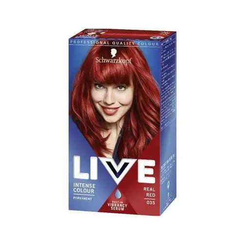 Schwarzkopf live intense colour farba do włosów 035 real red