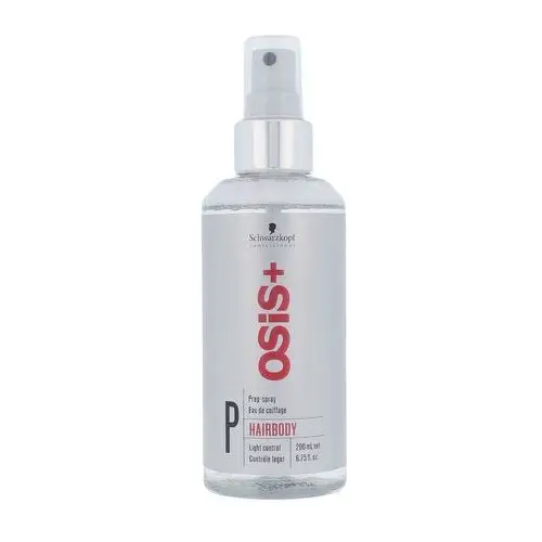 Schwarzkopf OSIS HAIRBODY, ekstremalnie lekki spray przygotowujący do stylizacji 200ml