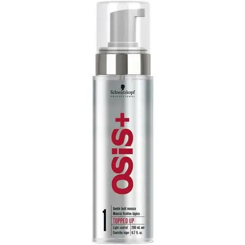 Schwarzkopf OSIS Topped Up, lekka pianka do włosów dodająca objętości 200ml