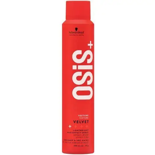 Schwarzkopf osis+ velvet - spray nabłyszczający do włosów, 200ml