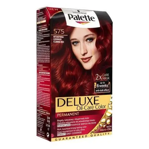 Palette deluxe farba do włosów intensywna czerwień nr 575 1 op. - Schwarzkopf