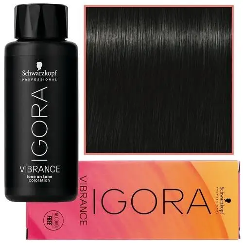 Schwarzkopf Professional Igora Vibrance – półtrwała farba do włosów bez amoniaku, 60ml 1-0