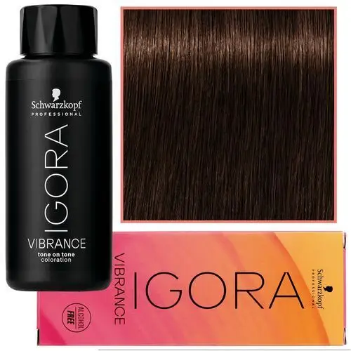 Schwarzkopf professional igora vibrance – półtrwała farba do włosów bez amoniaku, 60ml 4-6