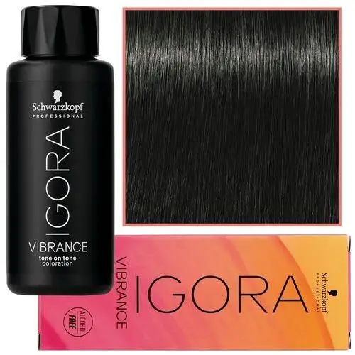 Schwarzkopf professional igora vibrance – półtrwała farba do włosów bez amoniaku, 60ml 3-0