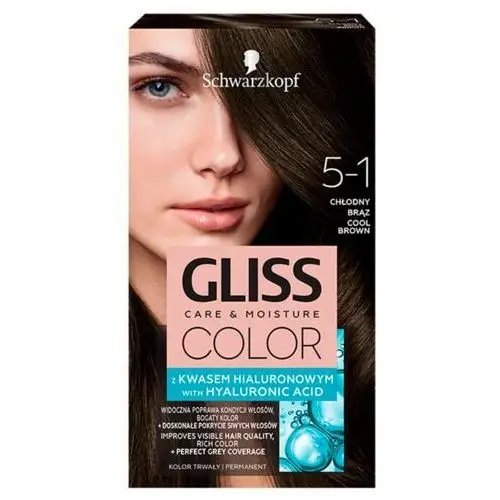 Smakeup.pl Gliss Color krem koloryzujący do włosów 5-1 Chłodny Brąz