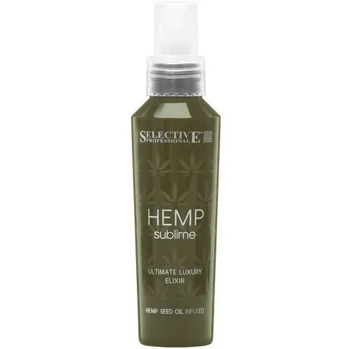 Selective hemp sublime ultimate luxury elixir - intensywnie nawilżający olejek, 100ml