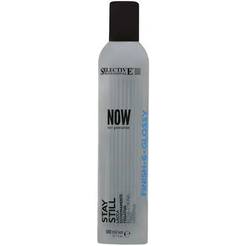 Selective now stay still hairspray - bardzo mocny lakier do włosów z filtrem uv, 300ml