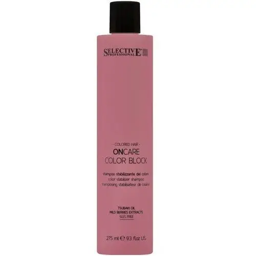 On care color block - szampon stabilizujący kolor włosów farbowanych, 275ml Selective
