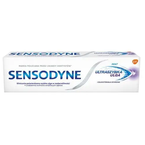 Sensodyne Ultraszybka ulga pasta do zębów z fluorkiem 75ml