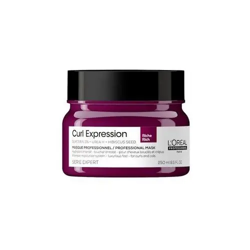 Serie expert curl expression intensywnie nawilżająca maseczka bogata, 250ml haarkur 250.0 ml L´oréal professionnel paris