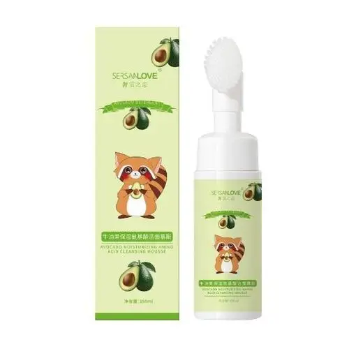 Sersanlove - Avocado Moisturizing Amino Acid Cleansing Mousse, 150ml - Pianka oczyszczająca z aminokwasami i awokado