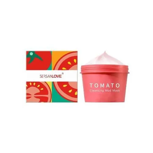 Sersanlove - cleansing mud mask tomato, 100g - pomidorowa oczyszczająca maseczka z glinką