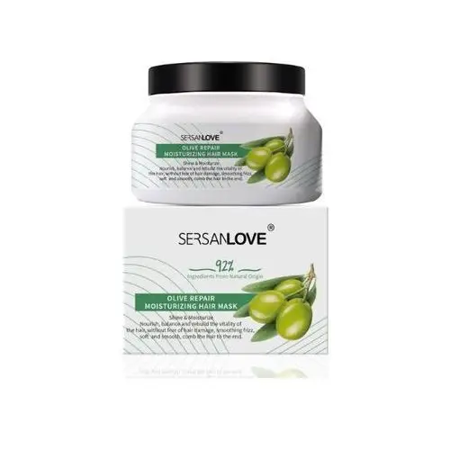 Hair film olive repair moisturizing mask, 250g - rewitalizująca maska do włosów Sersanlove