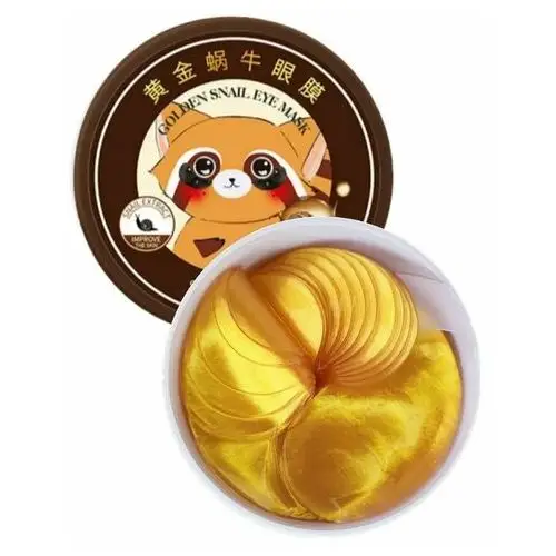 Sersanlove Hydrożelowe płatki pod oczy ze śluzem ślimaka golden snail eye mask, 60 sztuk